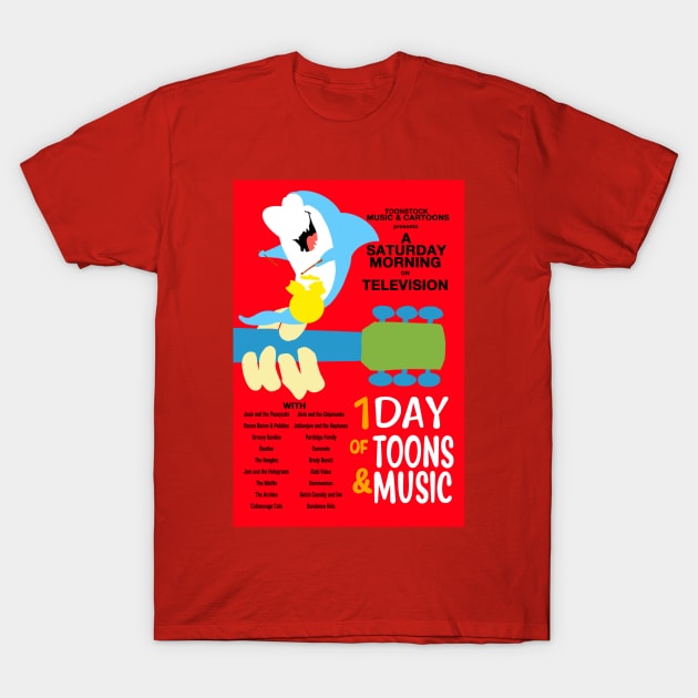 Toonstock Jabberjaw T-Shirt by TechnoRetroDads